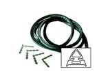 universal oven door seal 4 sided with clips fits most fan ovens