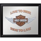 Harley-Davidson Winged Bar & Shield Mirror