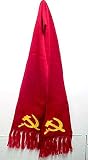 Red Soviet Hammer & Sickle Winter Scarf USSR Russia