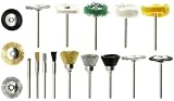 Brush & Wheel Assortment Set - 1 Pc - 1/8" Shank