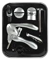 Metrokane Rabbit Wine Opener Tool Kit, Silver