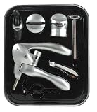 Metrokane Rabbit Wine Opener Tool Kit, Silver