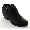 Soda Alum Women's Stylish New Arrival Buckle Strap Dress Ankle Bootie