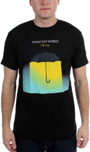 Jimmy Eat World - Mens Damage Slim Fit T-Shirt, XX-Large, Black