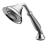 KOHLER K-368-BN Forte Deck- or Bath-Mount Handshower Holder with Hoses, Vibrant Brushed Nickel