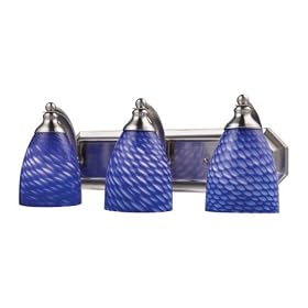 Elk Lighting Vanity Collection 3 Light Bathroom Light With A Satin Nickel Finish 570-3N-S by Elk