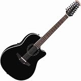 Ovation Standard Balladeer 2751AX 12-string Acoustic-electric Guitar, Black