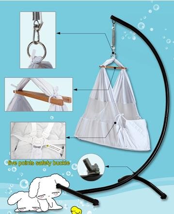 ZupapaTM New Updated Safe Design Portable Baby Hammock /Cradle/Motion Bed like Natural Womb