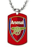 Arsenal Football Club logo Color Dogtag Necklace w/Chain and Giftbox