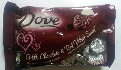 Dove Milk Chocolate & Red Velvet Swirl Heart Promises 7.94oz
