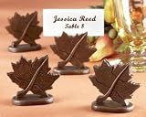 Classic Maple-Leaf Place Card Holder  “As Seen in Brides Magazine Sept/Oct 2008″ – Baby Shower Gifts & Wedding Favors