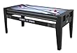 Triumph Sports 72-Inch 4-in-1 Rotating Air Powered Hockey, Billiards, Table Tennis and Football Table (Black)