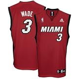 adidas Miami Heat Dwyane Wade Youth (Sizes 8-20) Revolution 30 Replica Alternate Jersey