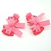 Magenta / Baby/ Toddler /Girl Bow Shaped Hair Clip (4125-2)