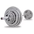 Body Solid OST300S Cast Grip Olympic Set With Chrome Bar