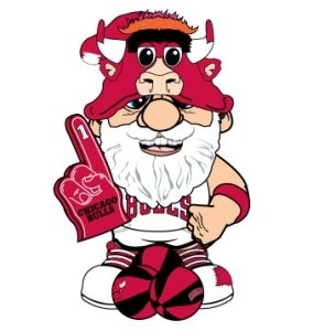 Chicago Bulls Garden Gnome 11'' Thematic - Second String