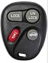 1997-2000 Pontiac Grand Prix Keyless Entry Remote Fob Clicker With Free Do-It-Yourself Programming + Free eKeylessRemotes Guide