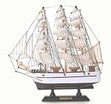 1FT Tall Historical Ship Model Music Box Constitution