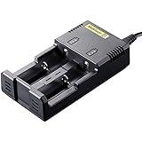NiteCore-i2-V2014 Universal Intelligent Charger for two Batteries Compatible With IMR/Li-ion (Black)
