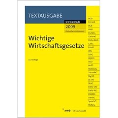 Wichtige Wirtschaftsgesetze
