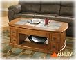 Plank Park Oval Lift-Top Cocktail Table By Ashley Furniture