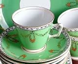 Review Jackson and Gosling  / Grosvenor Jackson and Gosling 8172 Green 2.75 Inch Cup only