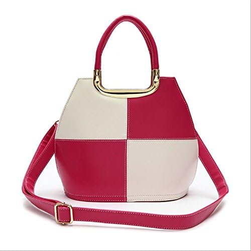 Gmin Grade Pu Leather Multifunction Handbag Shoulder Messenger Bag (Red)