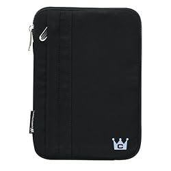 CaseCrown Faux Suede Sleeve Case (Black) to Protect the DIGISTOR External Blu-ray Burner USB 2.0 (Tray Load)