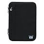 Samsung SE-S084B/RSBN External Slim USB DVD-Writer Carrying CaseCrown Faux Suede Sleeve Case (Black)
