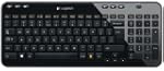 Logitech K360 Tastatur schnurlos schw...