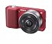 Sony Alpha NEX NEX3A/R Digital Camera with 16mm F2.8 Lens (Red)