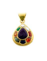 Ethnic Style 22kt Gold Genuine Gemstone Pendant Jewelry