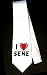 I Love Sene Party Decoration Necktie