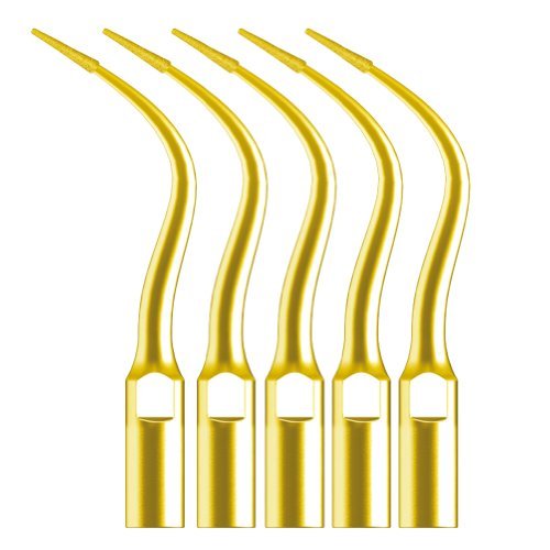 Ship from USA Easyinsmile P4DT Golden Dental Ultrasonic Scaler Diamond-coated Endo Tip fit for EMS/Woodpecker ultrasonic scaler