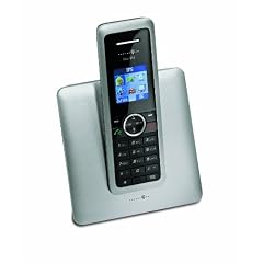 Deutsche Telekom T-Home Telefon Sinus 302 Schnurlostelefon mit Anruferkennung silber/schwarz