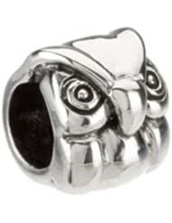 Sterling Silver Kera Owl Bead Charm 24848