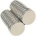20 Neodymium Magnets 1/2 x 1/8 inch Disc N48