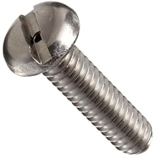 Stainless Steel 18-8 Machine Screw, Vented Pan Head, Slotted Drive
