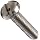 Stainless Steel 18-8 Machine Screw, Vented Pan Head, Slotted Drive