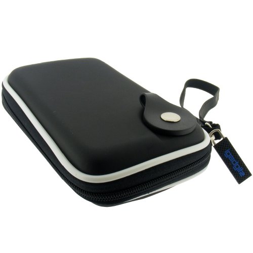 iGadgitz Black Eva Hard Case Cover for Western Digital My Passport Essential USB Portable External Hard Drives 160gb, 250gb & 320gb