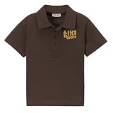 Infant Boys' Cherokee Short-Sleeve Polo with Back Art - Sable