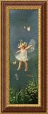 A Little More Fairy Dust, Please (detail) Framed Canvas Art by Mary Baxter St.Claire,18.2 in. x 43.8