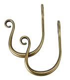 Small Antique Gold Scroll Holdback