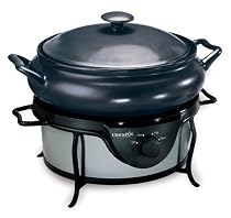 Crock Pot SC7500 Slow Cooker Brushed Chrome & Grey 4.7L