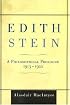 Edith Stein: A Philosophical Prologue, 1913-1922