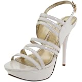 Miss Me Womens Sonic-6 Open-Toe Platform Pump