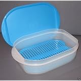 Tupperware Fridge STACKABLES Deep Deli Meat w/Grid