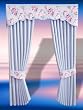 Dollhouse Miniature Delight Window Draperies