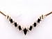 14K Marquise Emerald & Diamond Necklace