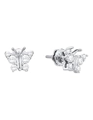0.50CT DIAMOND BUTTERFLY EARRING